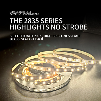 Đèn LED 12V SMD Dải linh hoạt 2835 120 Đèn siêu hẹp 5mm cho gương phòng tắm