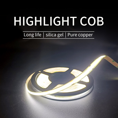 Đèn LED dải COB rộng 4mm Pin hoạt động nhiều màu