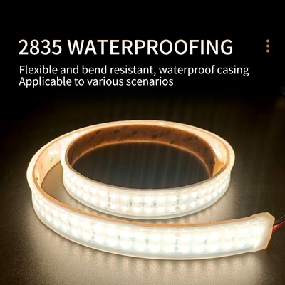 Ánh sáng dải LED nhỏ giọt SMD 2835 Vỏ chống thấm 10mm Dải LED