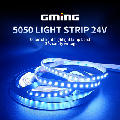 Dải đèn LED chống thấm nước SMD 5050 Ánh sáng làm mờ RGB cho tủ rượu cảm ứng KTV
