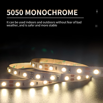 Đèn đơn sắc sáng 112 Đèn LED SMD Dải linh hoạt 5050 Tiết kiệm năng lượng 120 độ