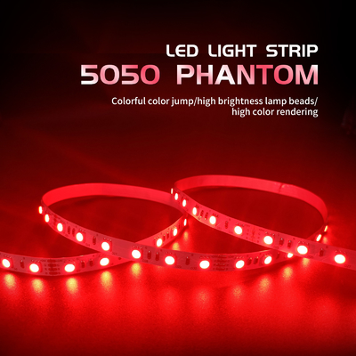 Đèn LED dải RGB đủ màu SMD 5050 Ánh sáng đèn neon linh hoạt khí quyển 6W
