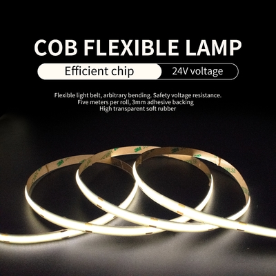 Công suất 5W COB LED Dải ánh sáng Đai linh hoạt với trần điện áp thấp