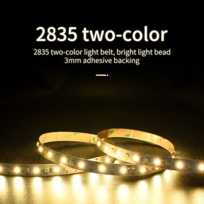 Dải đèn LED dải IP30 12V 24V Neon SMD 2835 Nhiệt độ màu kép