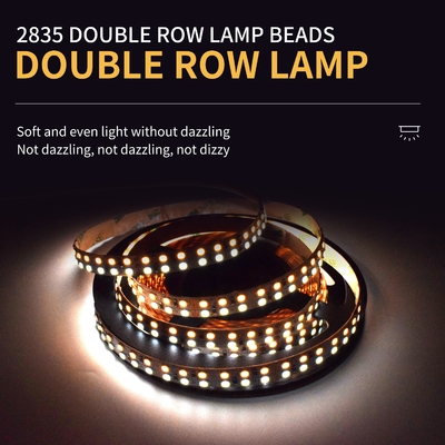 UL Certified SMD 2835 LED Strip Double Row Chiếu sáng trong nhà ngoài trời
