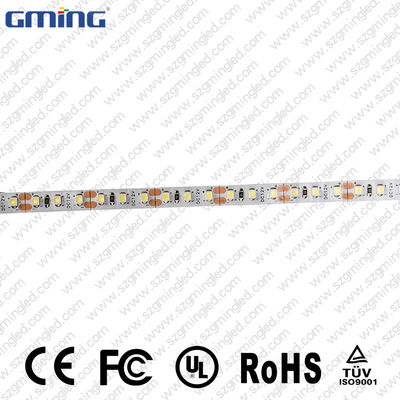 FlexibleSMD 2835 LED Strip trắng ấm / lạnh trắng 9.6W / M Power 8 Mm PCB Chiều rộng