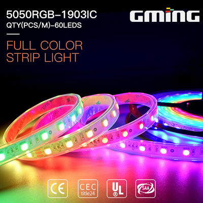Bảng hiệu quảng cáo 463nm 12W 60leds / m SMD 5050 LED Strip Light