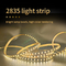 Đèn LED SMD điện áp thấp Dải linh hoạt 2835 12V 120 Bảng cắt ánh sáng