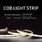 Dải đèn Led Cob trắng ấm 12v 24v Rộng 4mm không thấm nước với 480 hạt sáng