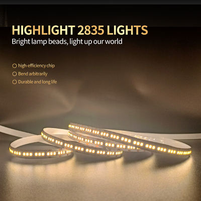 12 / 24V 2835 120 Dải LED linh hoạt ánh sáng cho TV Đèn nền chiếu sáng Dấu hiệu trang trí