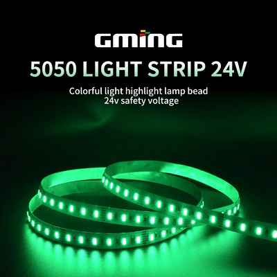 Dải đèn LED RGB đầy màu sắc SMD 5050 linh hoạt cho tủ / cầu thang trưng bày quầy bar